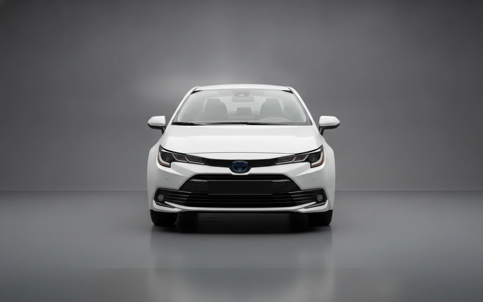 Toyota Corolla White 2026 — exterior side view
