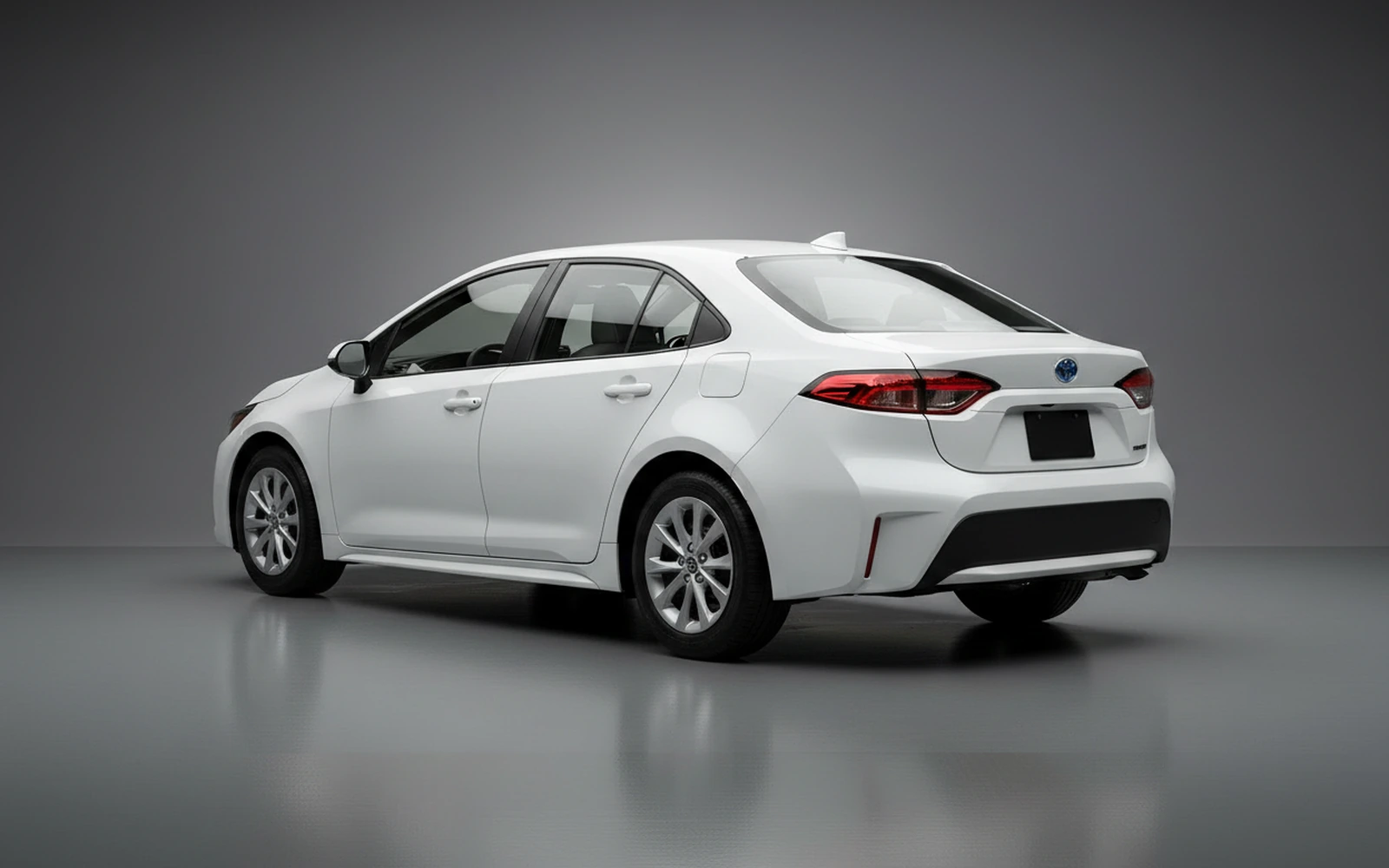 Toyota Corolla White 2026 — interior dashboard