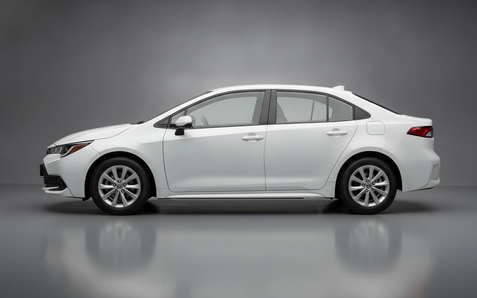 Toyota Corolla White 2026 — exterior rear view
