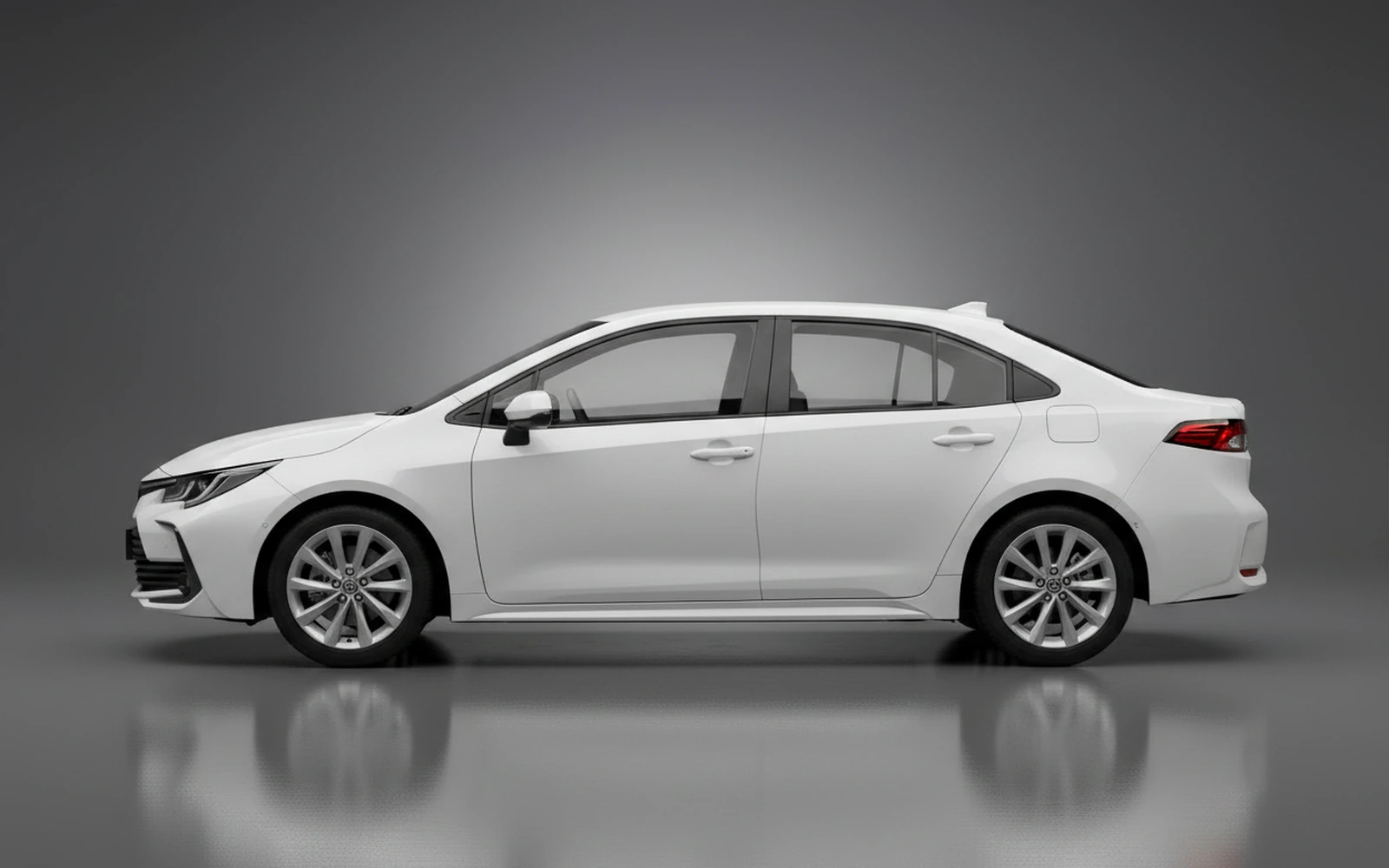 Toyota Corolla White 2026 — exterior rear view
