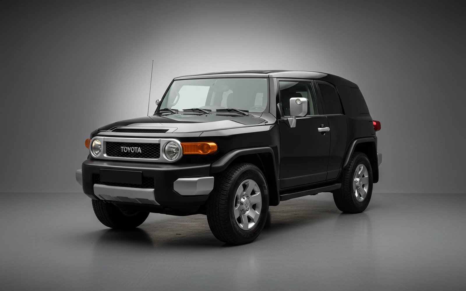Toyota Fj Cruiser Negro 2023 for rent in Miami — exterior front view