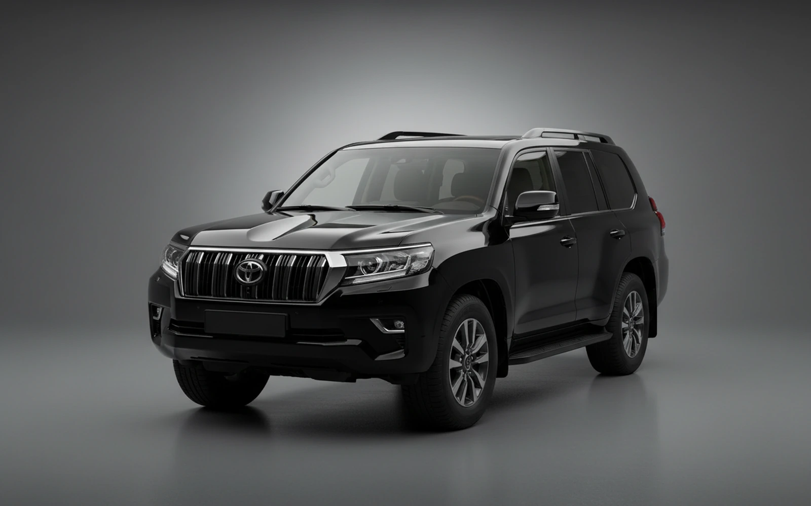 Toyota Land Cruiser 200 Black 2021 for rent in Miami — exterior photo
