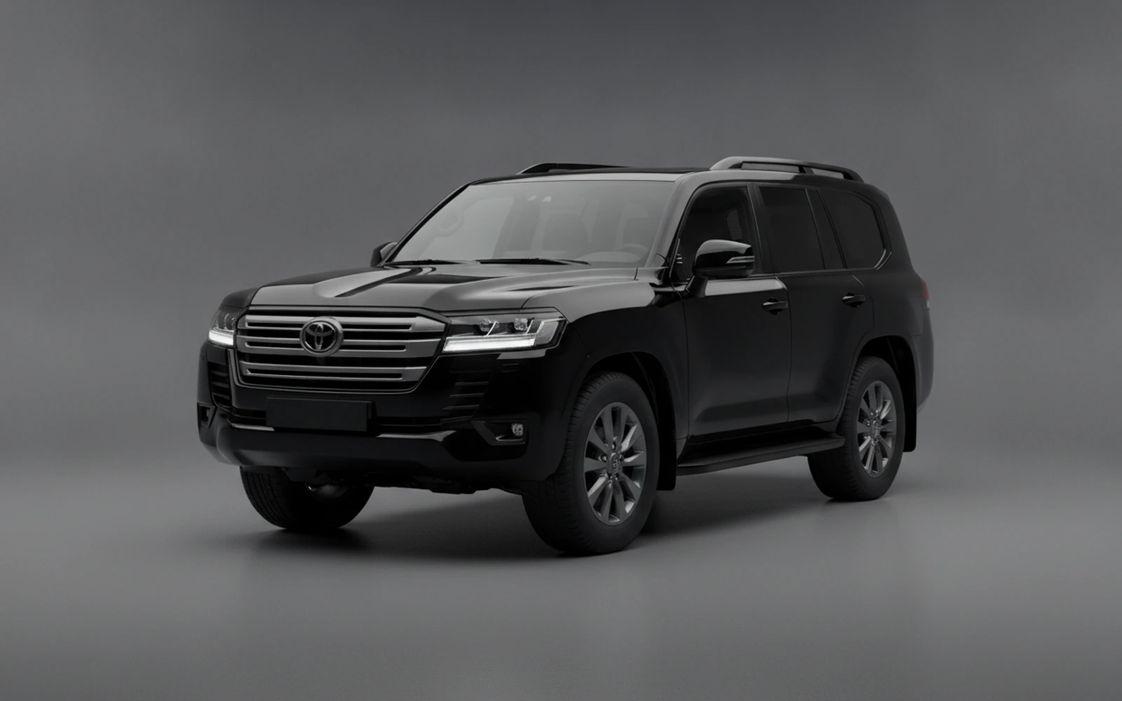 Toyota Land Cruiser 300 Black 2023 for rent in Miami — exterior photo