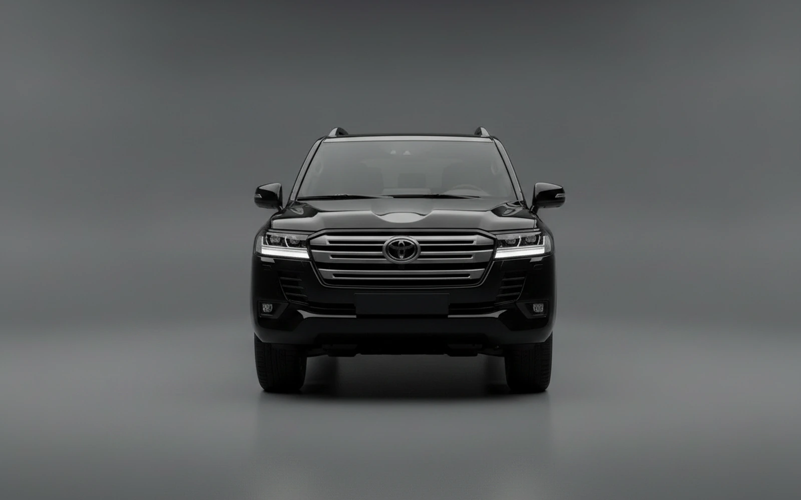 Toyota Land Cruiser 300 Black 2023 — exterior side view