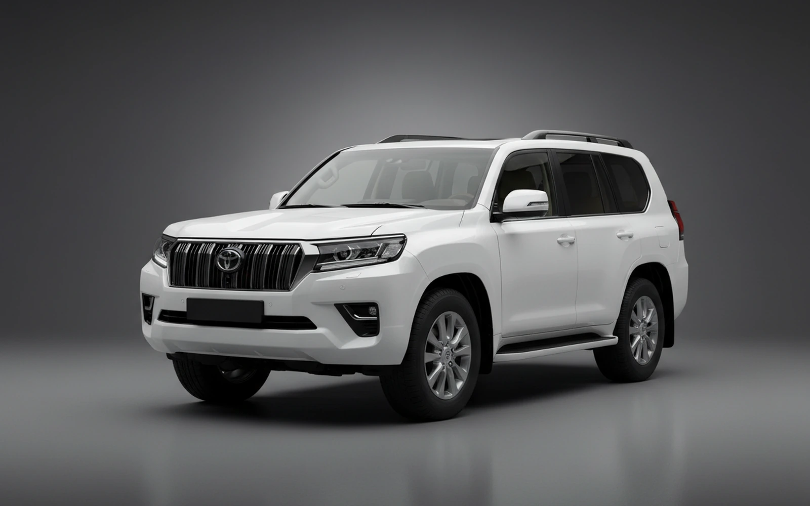 Toyota Land Cruiser 300 White 2022 for rent in Miami — exterior photo