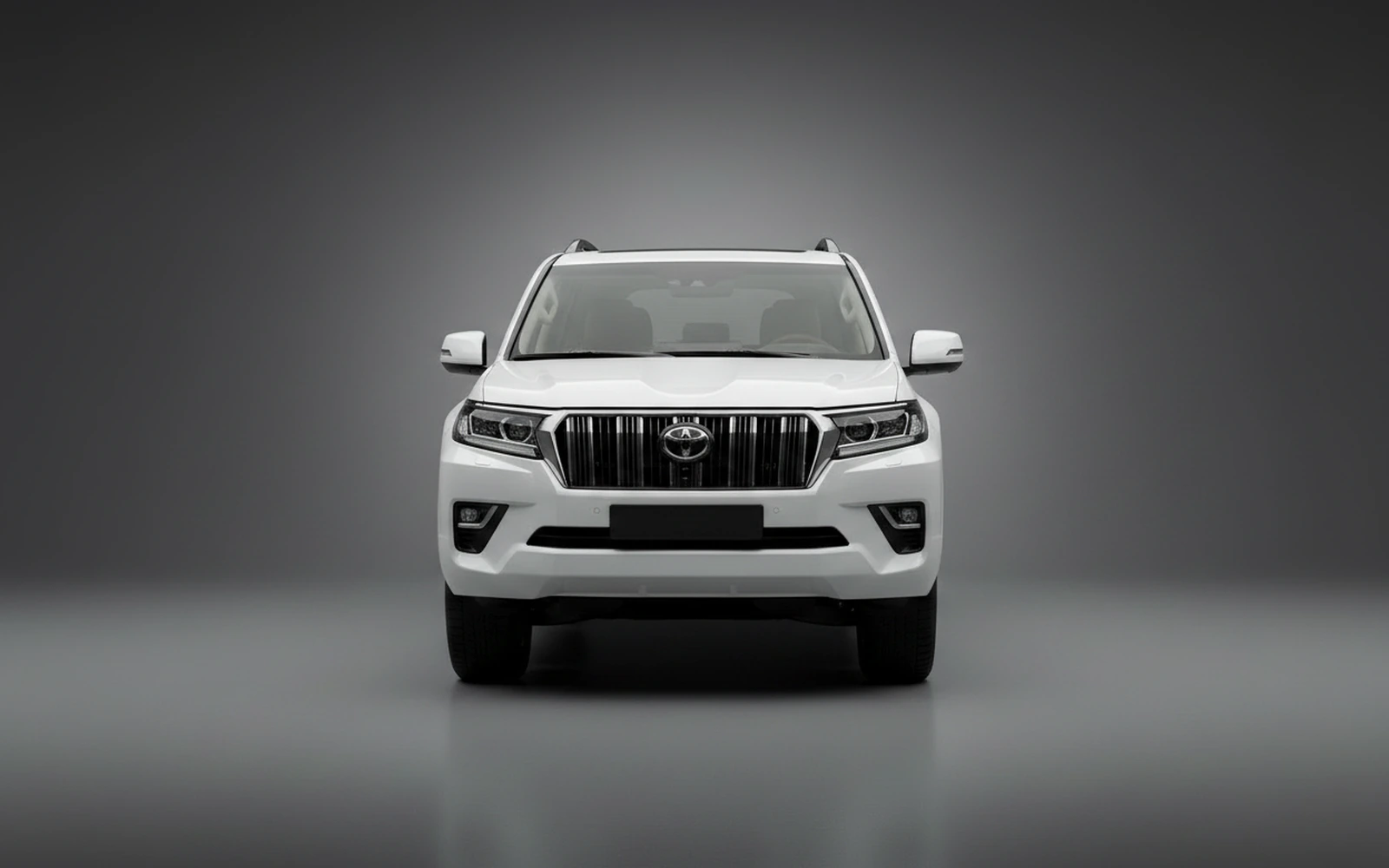Toyota Land Cruiser 300 White 2022 — exterior side view