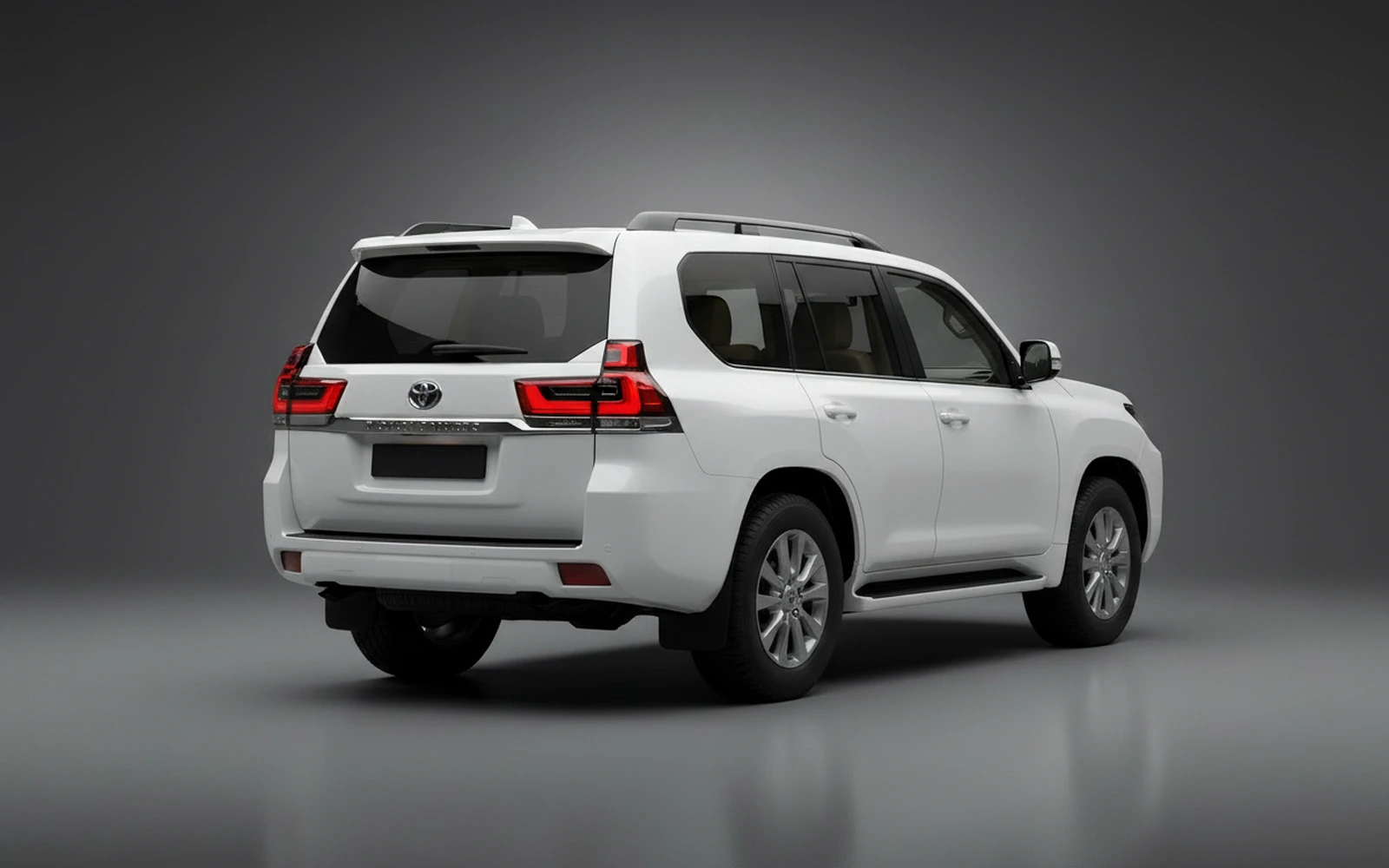 Toyota Land Cruiser 300 White 2022 — interior dashboard