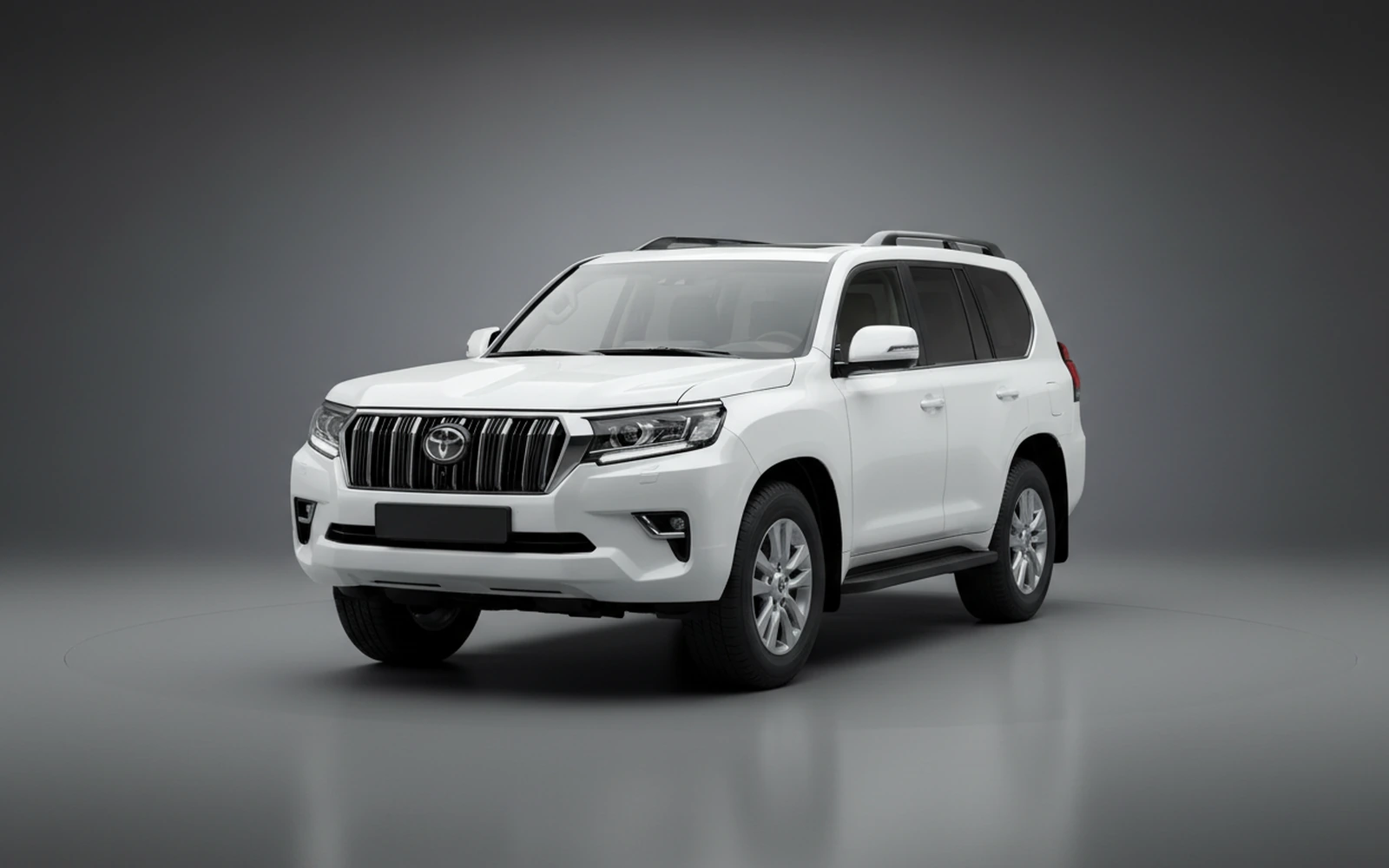 Toyota Land Cruiser 300 White 2023 for rent in Miami — exterior photo