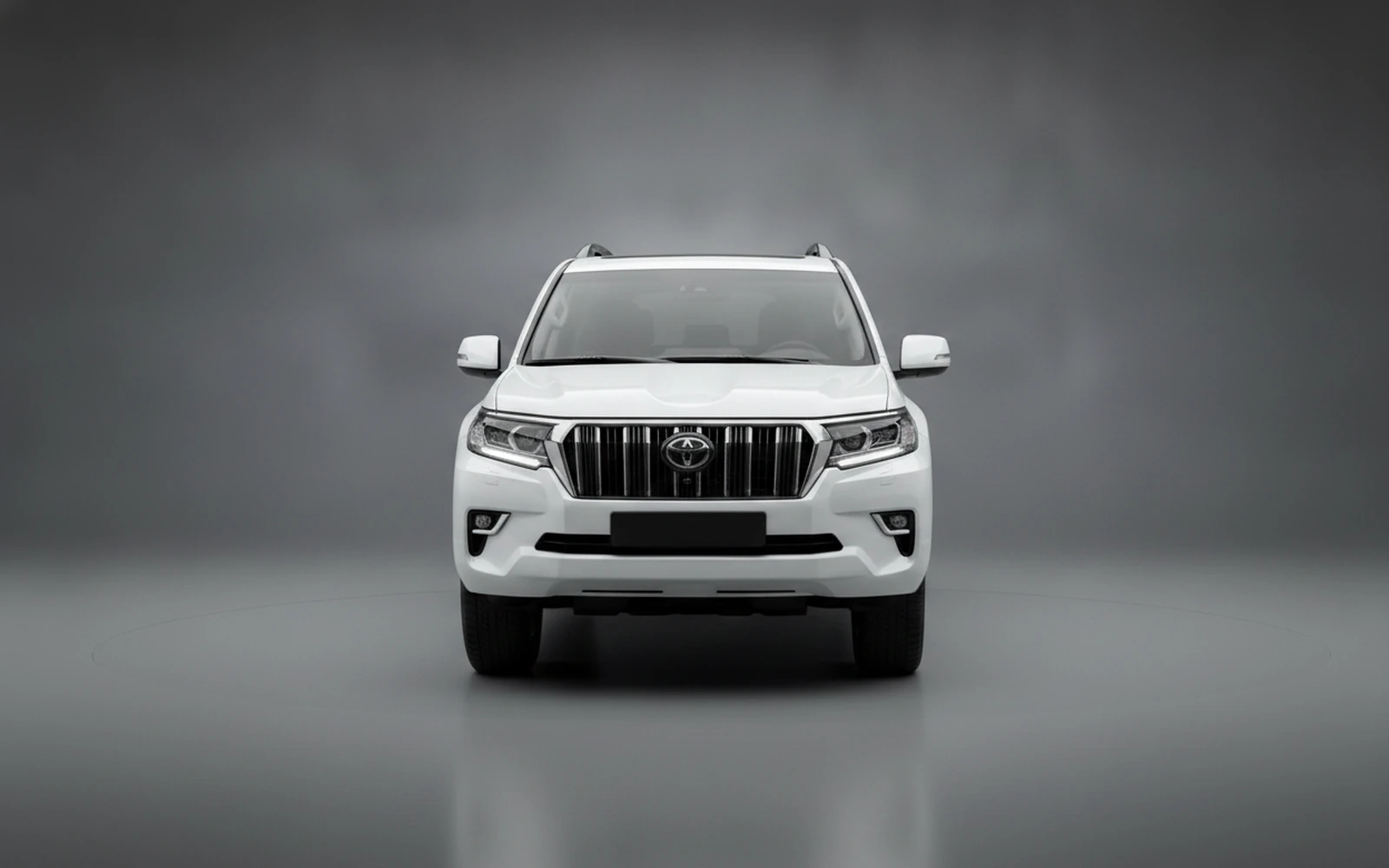 Toyota Land Cruiser 300 White 2023 — exterior side view