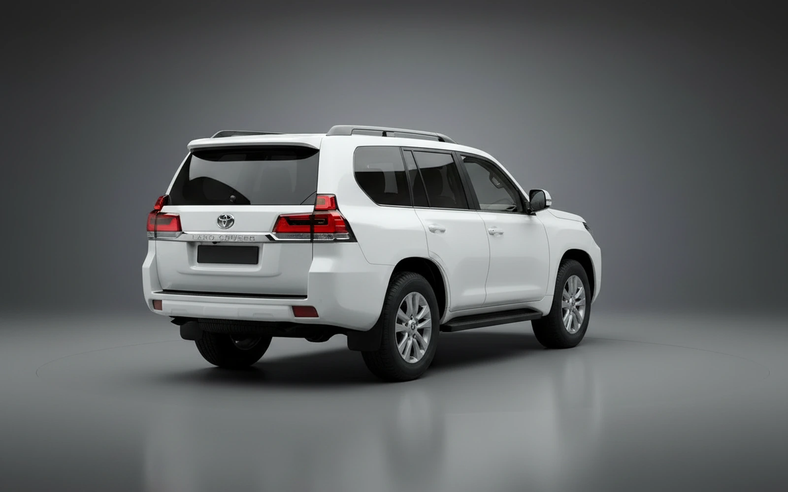 Toyota Land Cruiser 300 White 2023 — interior dashboard