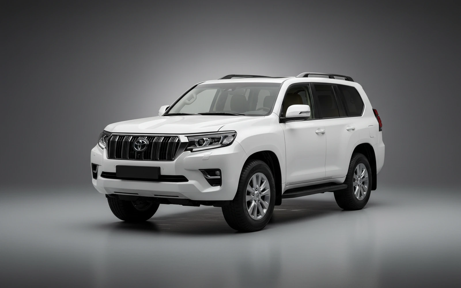 Toyota Land Cruiser 300 White 2025 for rent in Miami — exterior photo