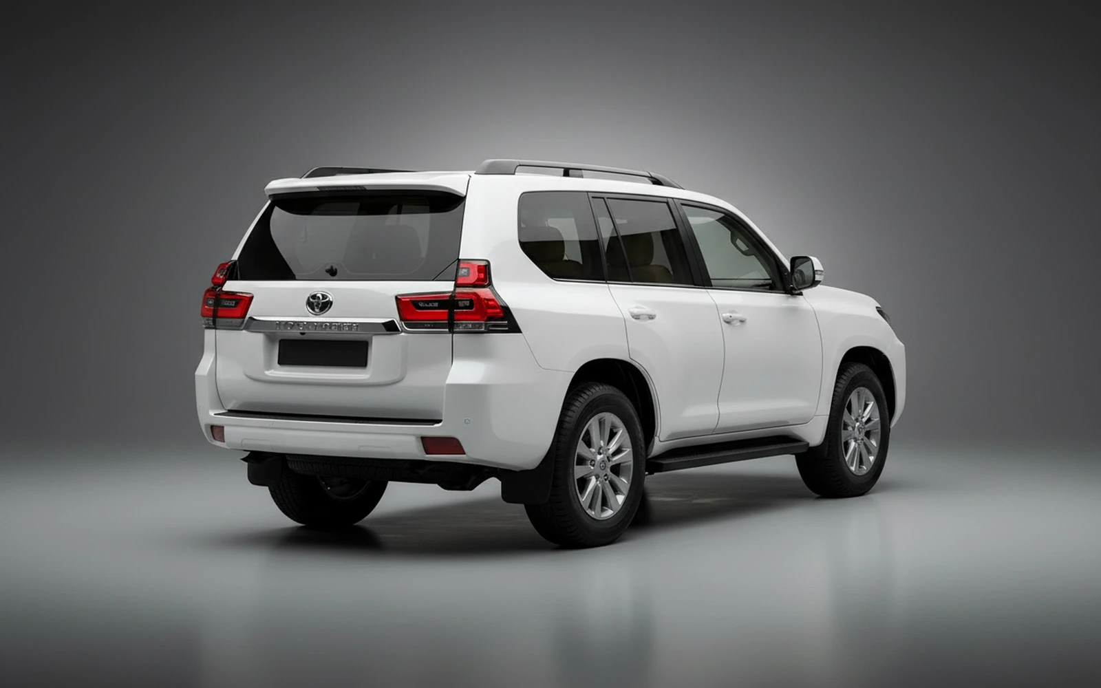 Toyota Land Cruiser 300 White 2025 — interior dashboard