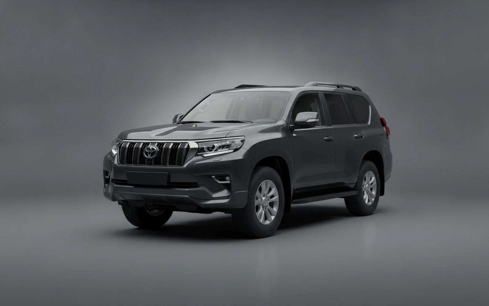 Toyota Prado 250 Dark-grey 2025 for rent in Miami — exterior photo