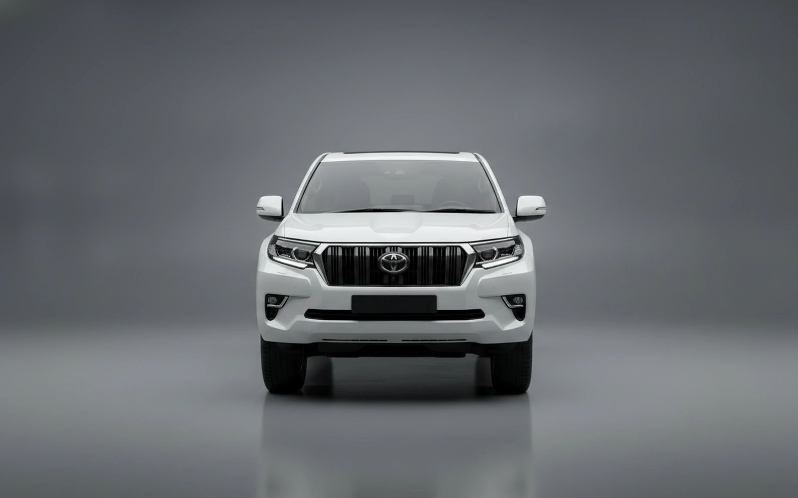 Toyota Prado 250 White 2025 — exterior side view