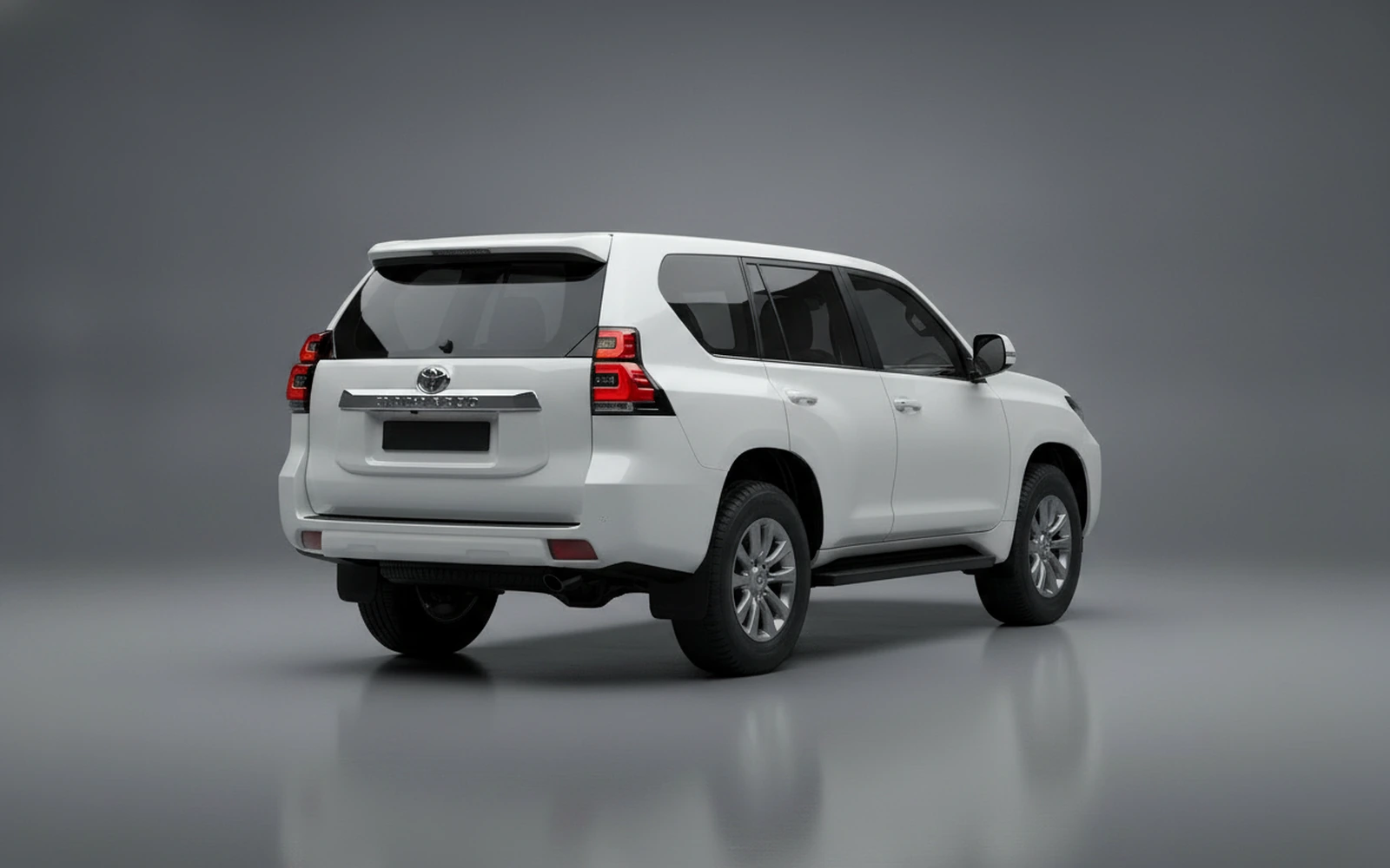 Toyota Prado 250 White 2025 — interior dashboard