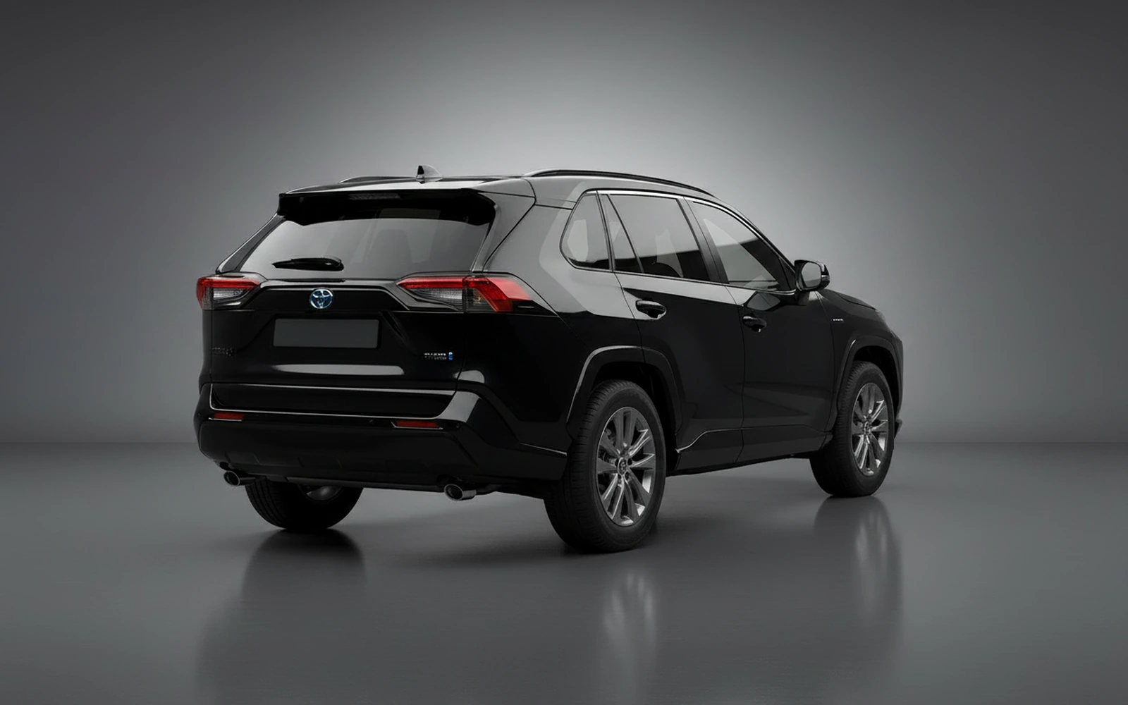 Toyota Rav4 Black 2025 — interior dashboard