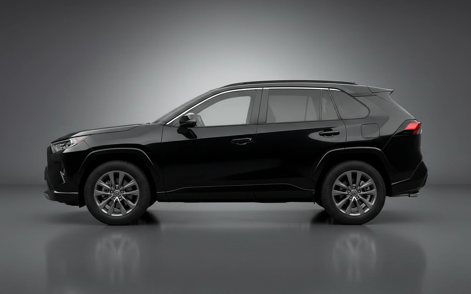 Toyota Rav4 Black 2025 — exterior rear view