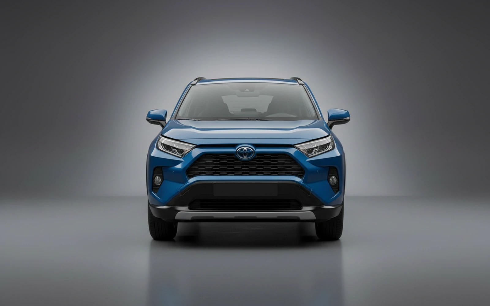 Toyota RAV4 Blue 2024 — exterior side view