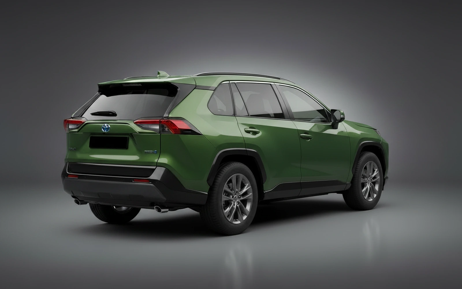 Toyota Rav4 Green 2026 — interior dashboard