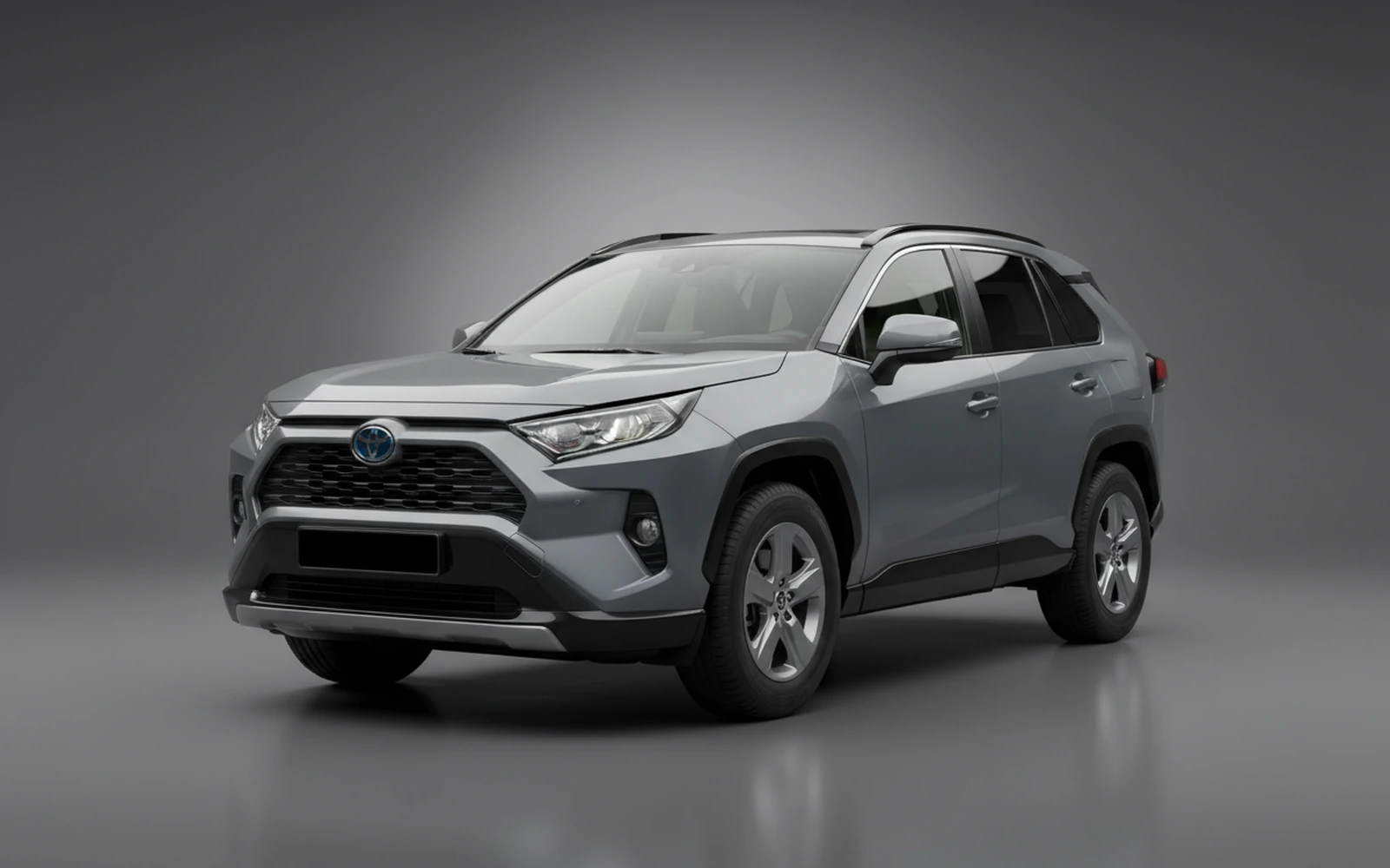 Toyota RAV4 Grey 2024 for rent in Miami — exterior front view
