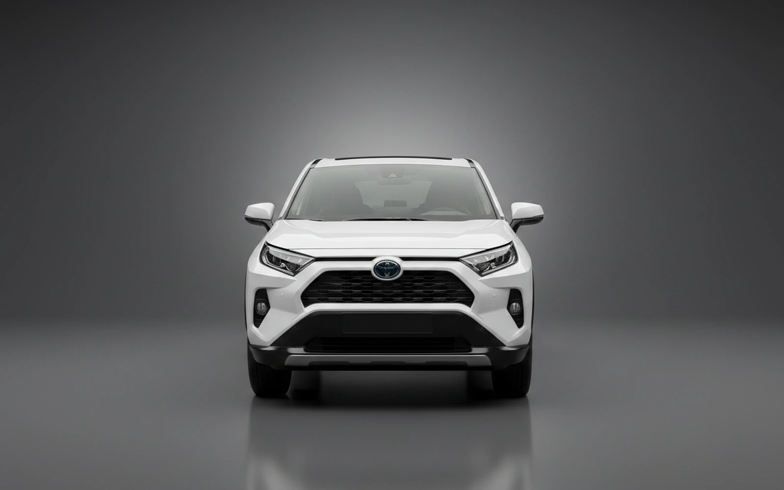 Toyota RAV4 White 2025 — exterior side view