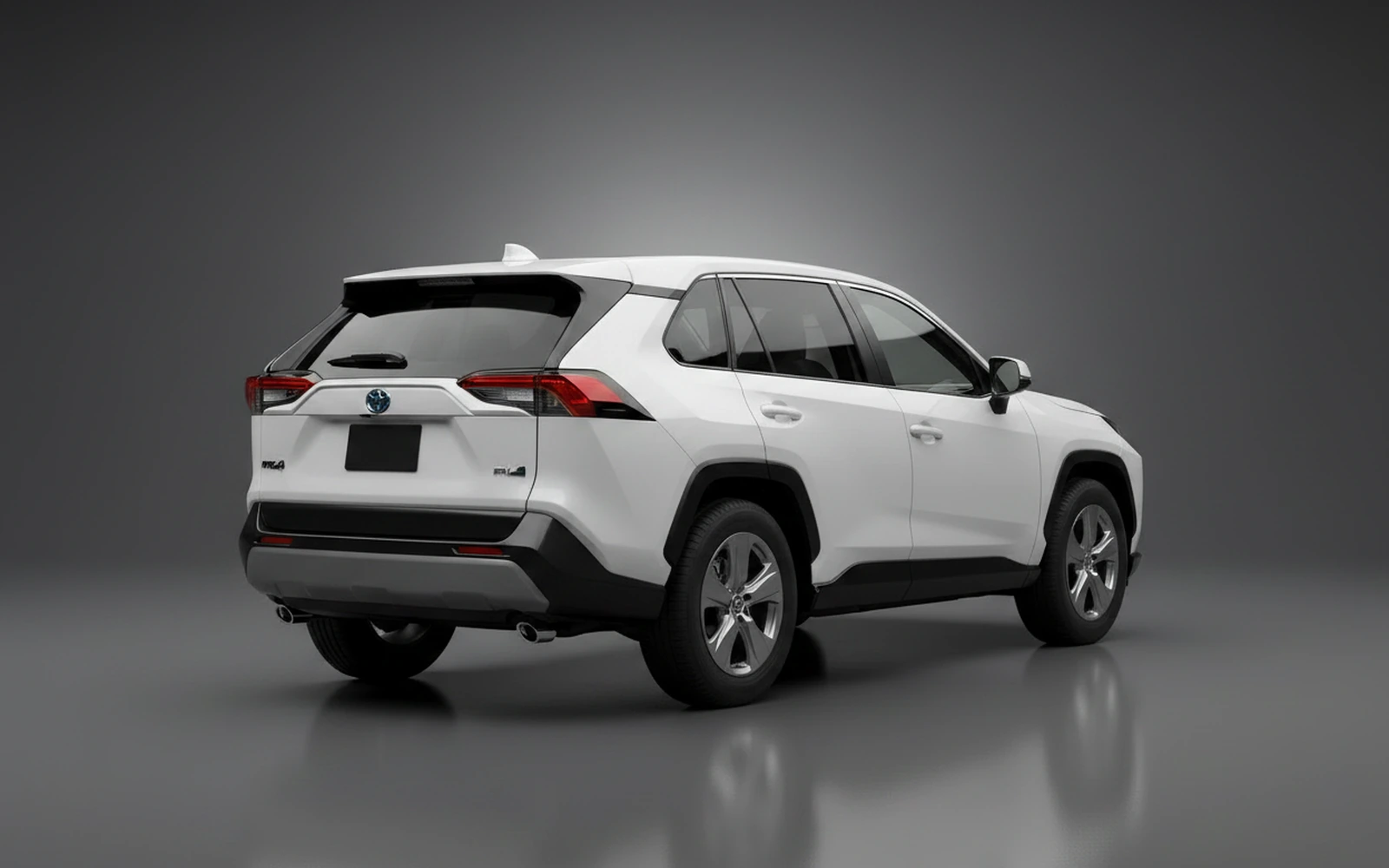 Toyota RAV4 White 2025 — interior dashboard