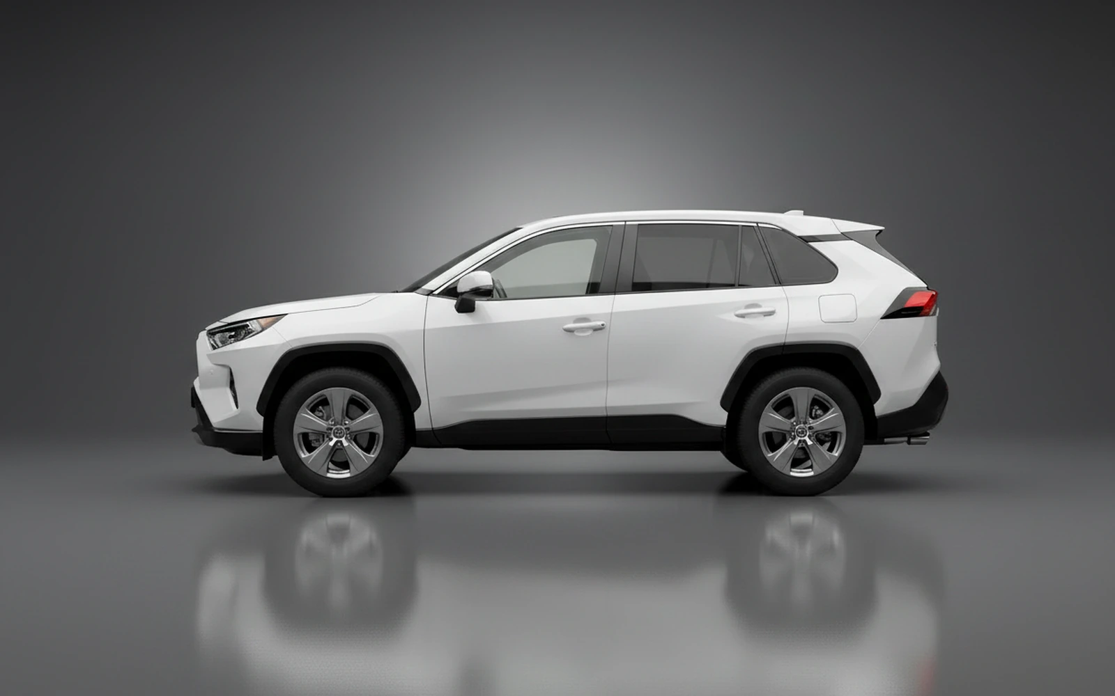 Toyota RAV4 White 2025 — exterior rear view
