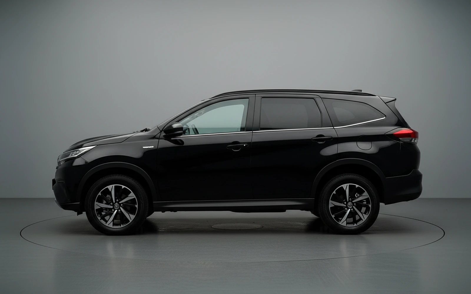 Toyota Rush Black 2023 — exterior rear view