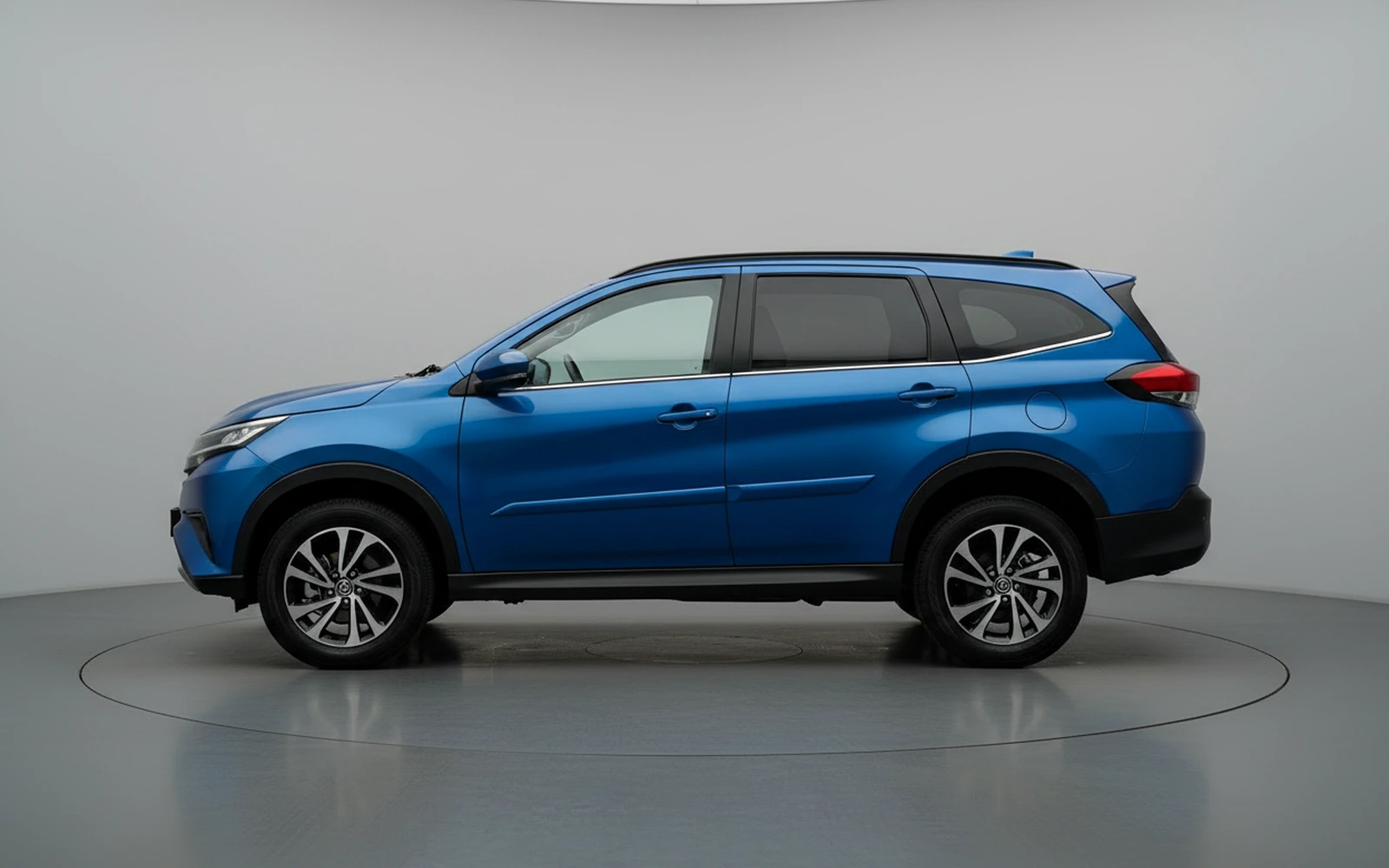 Toyota Rush Blue 2023 — exterior rear view