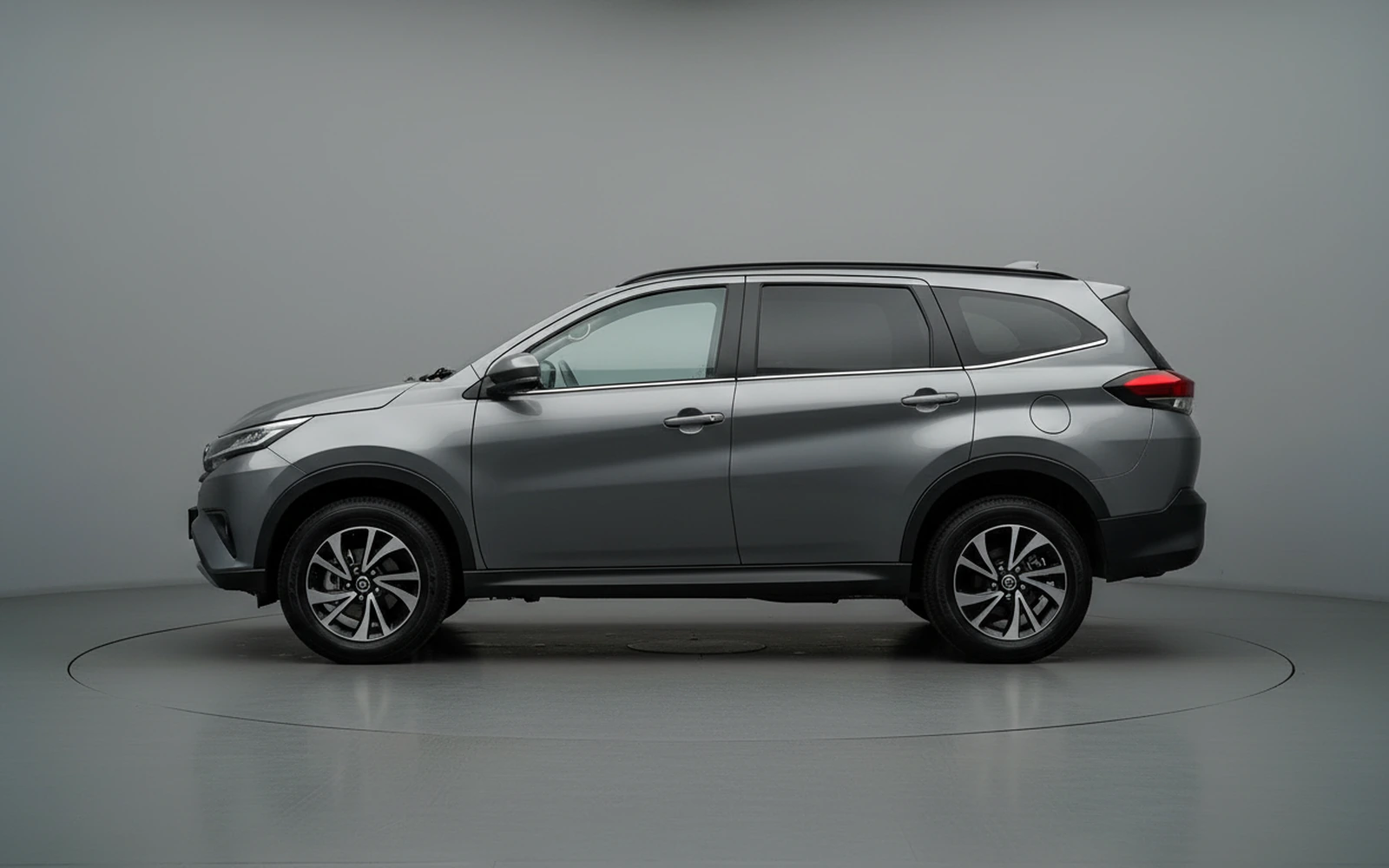 Toyota Rush Grey 2023 — exterior rear view
