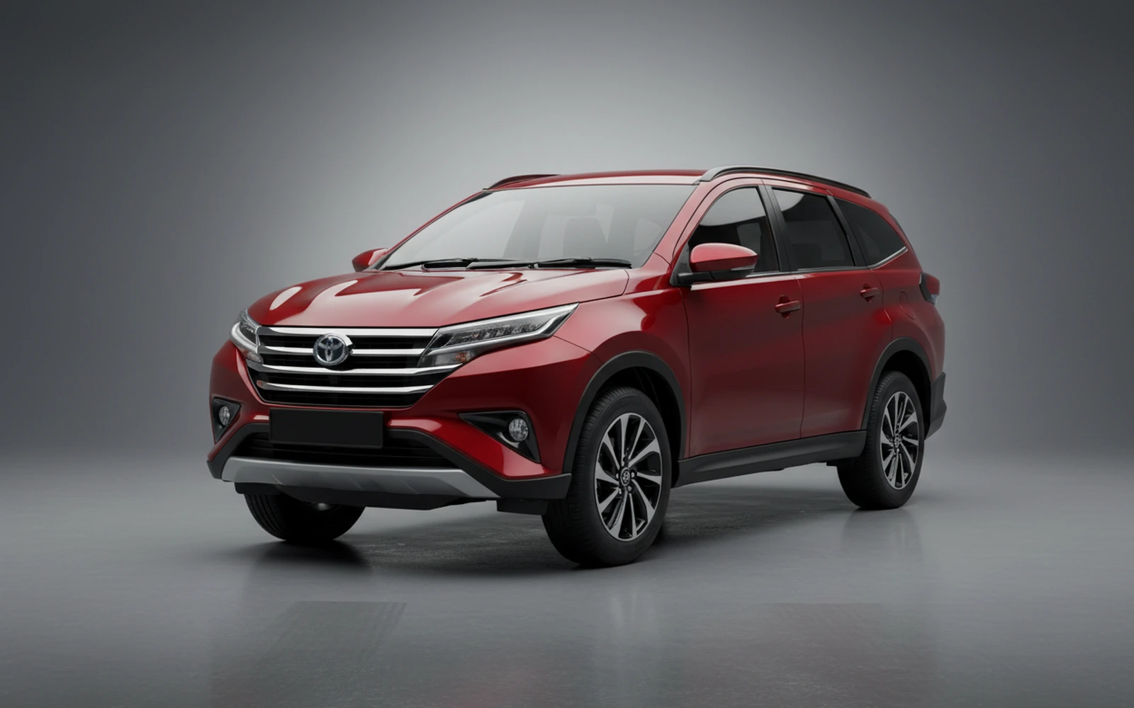Toyota Rush Red 2023 for rent in Miami — exterior photo