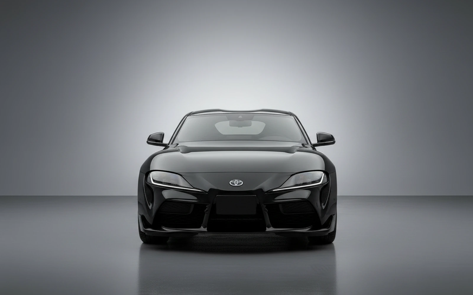 Toyota Supra Negro 2021 — exterior side view