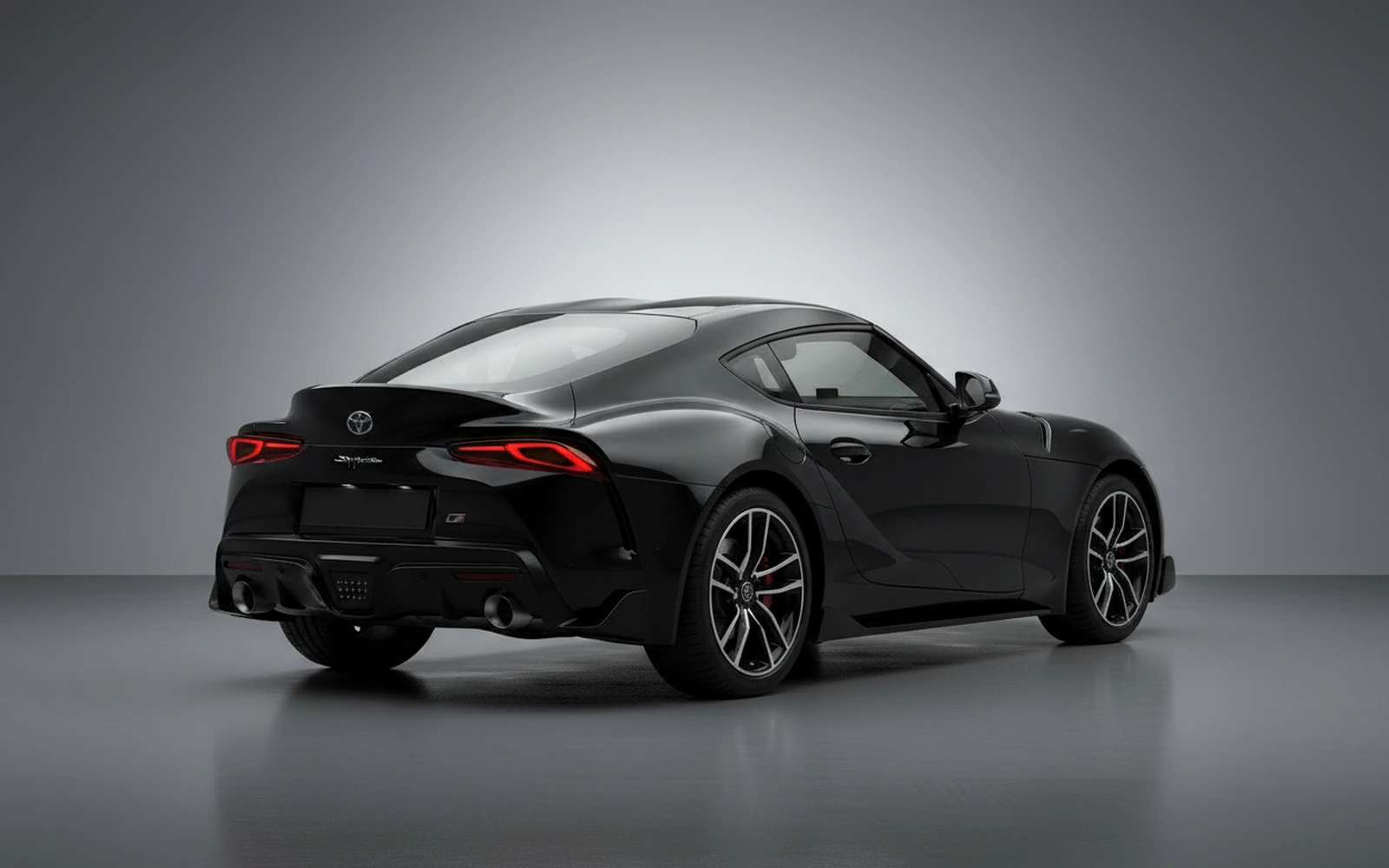 Toyota Supra Negro 2021 — interior dashboard