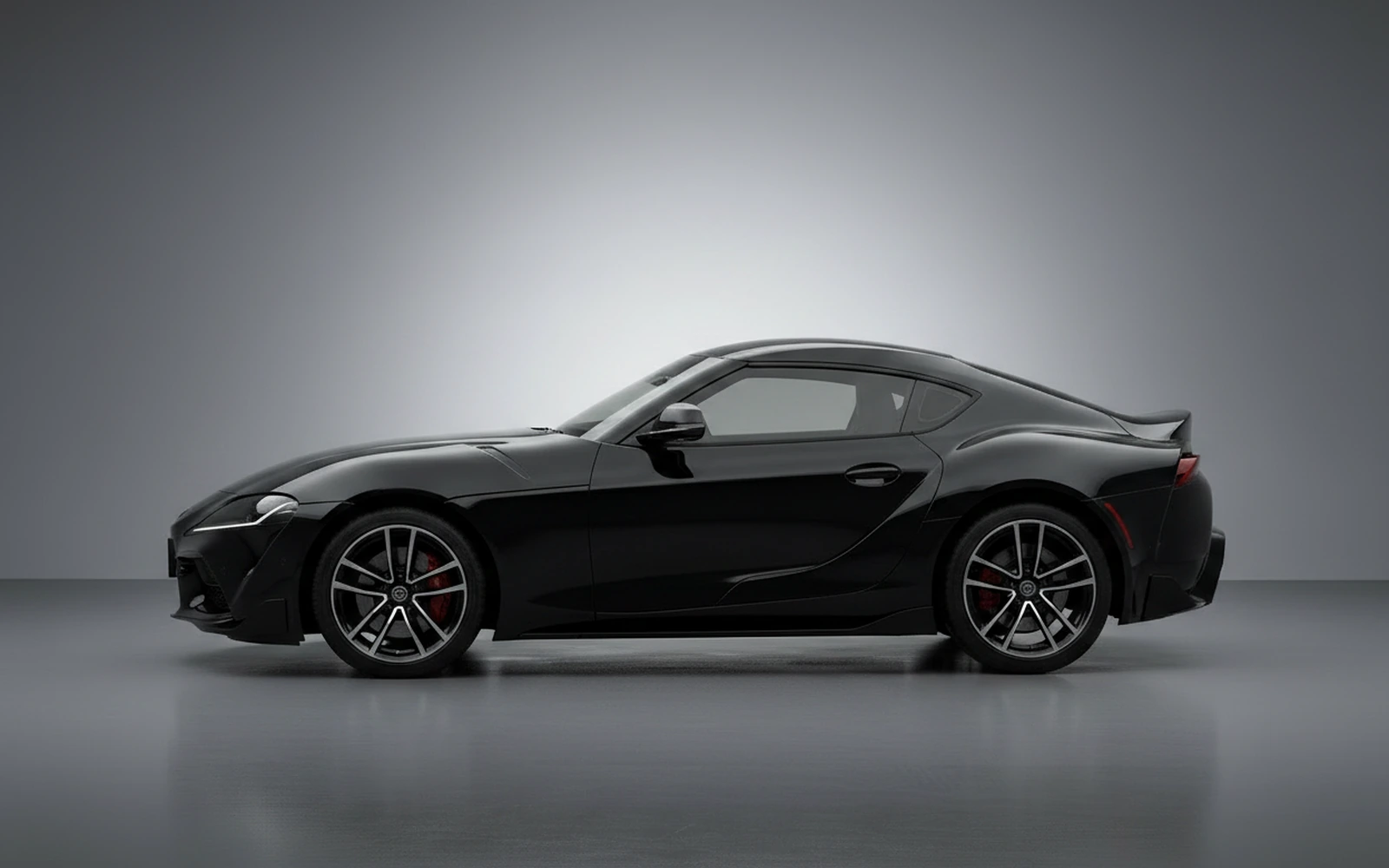Toyota Supra Negro 2021 — exterior rear view