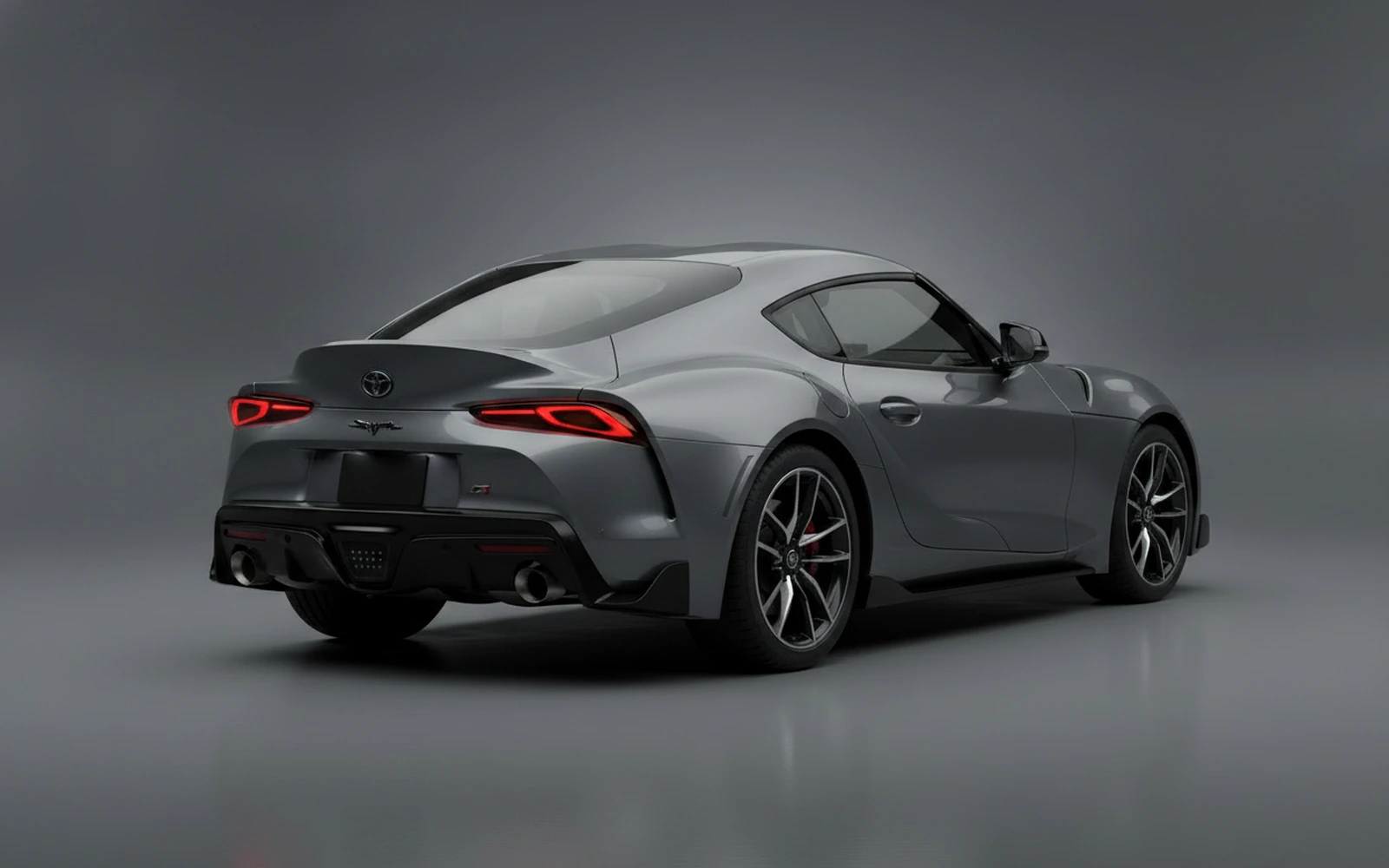 Toyota Supra Gris 2021 — interior dashboard