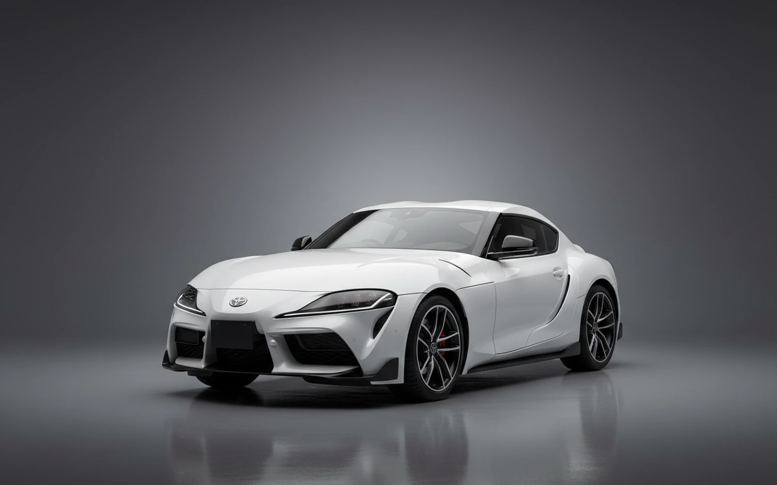 Toyota Supra White 2021 for rent in Miami — exterior photo