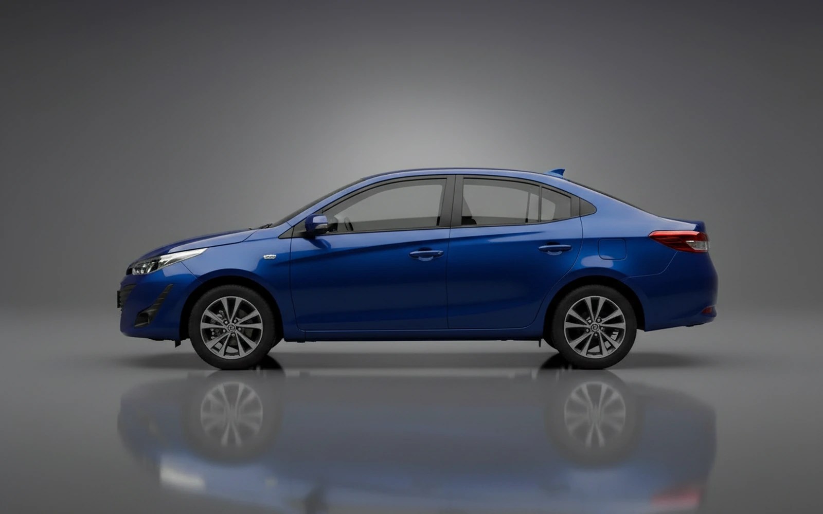 Toyota Yaris Azul 2026 — exterior rear view