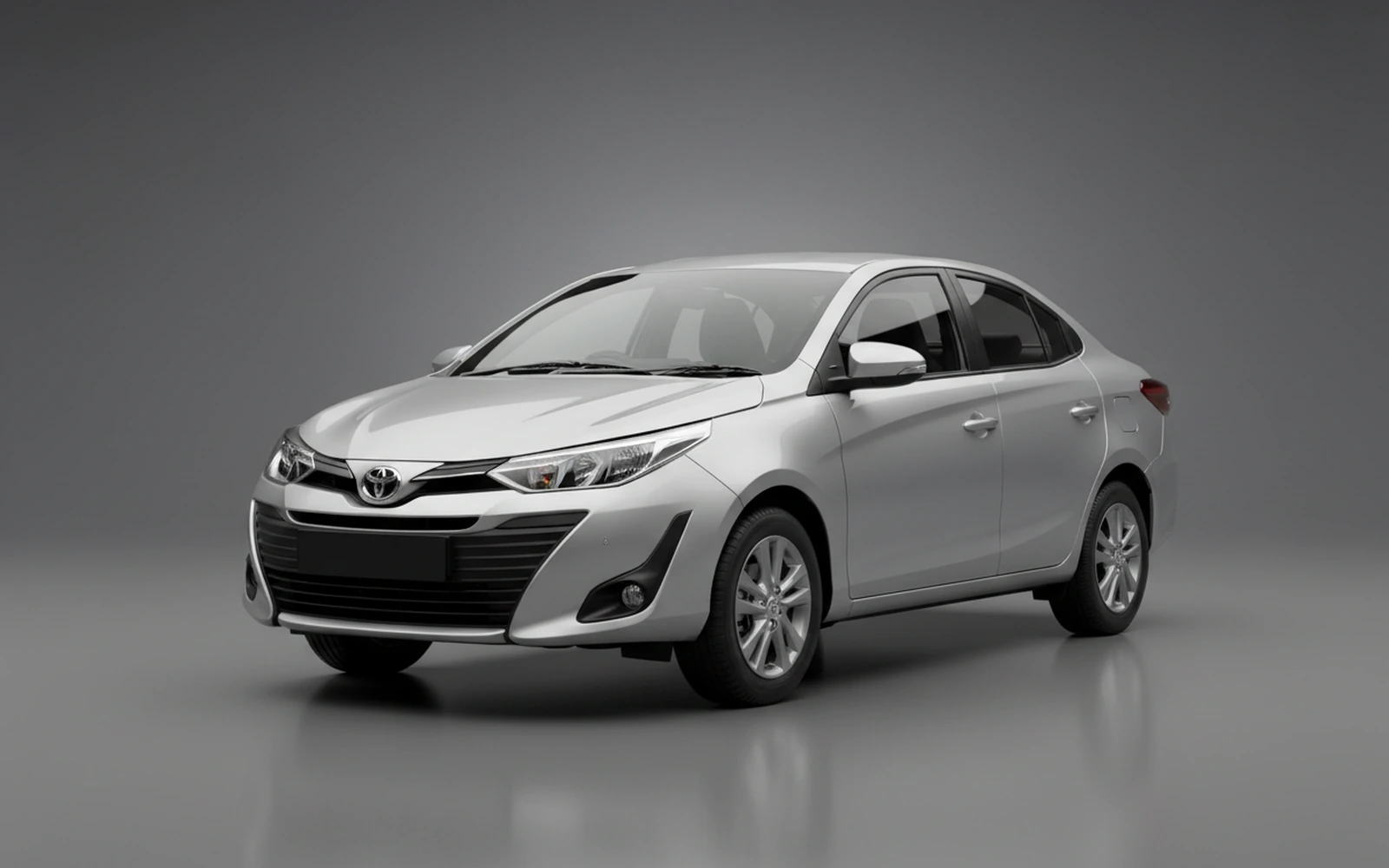 Toyota Yaris Plata 2026 for rent in Miami — exterior front view