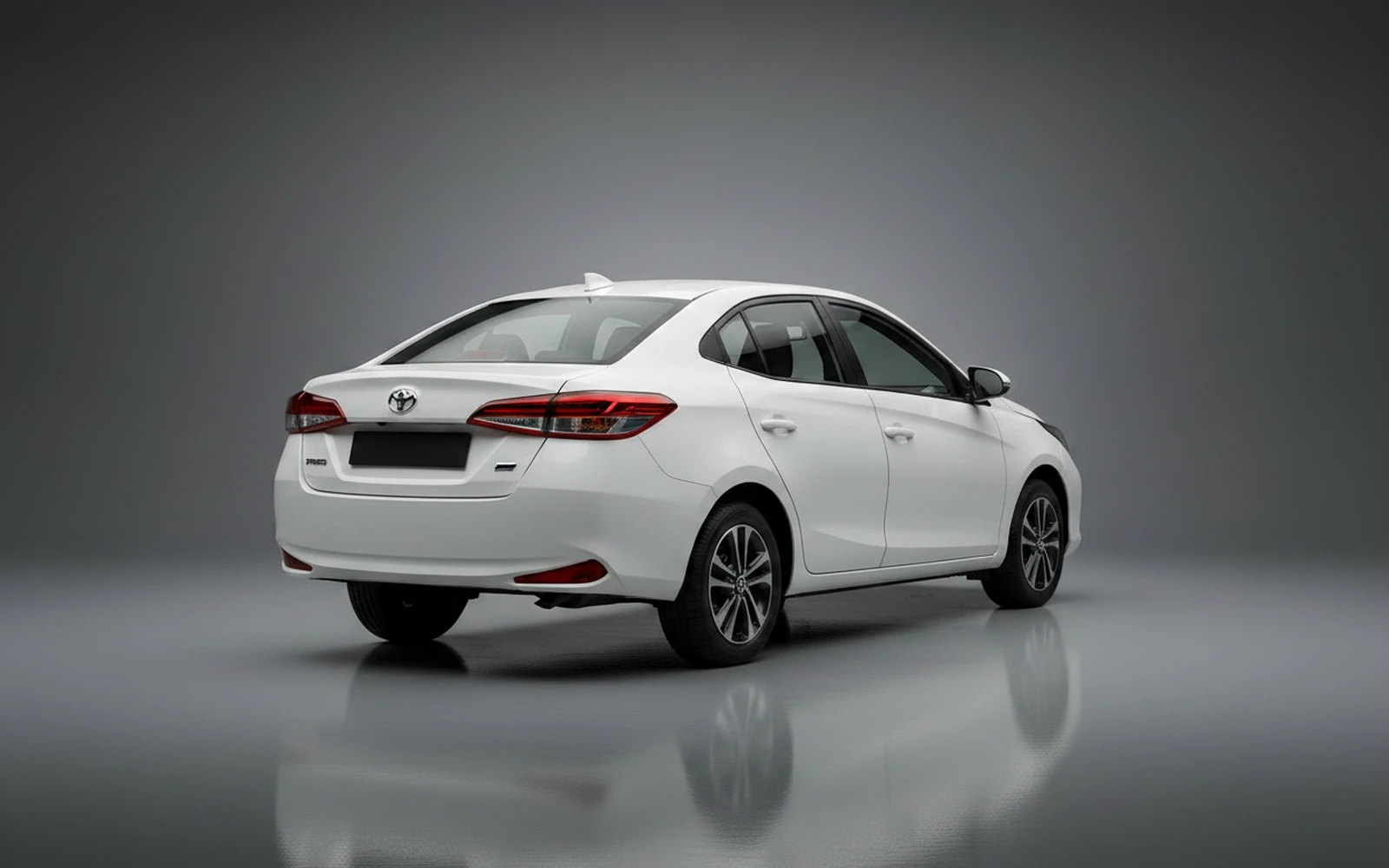 Toyota Yaris White 2026 — interior dashboard