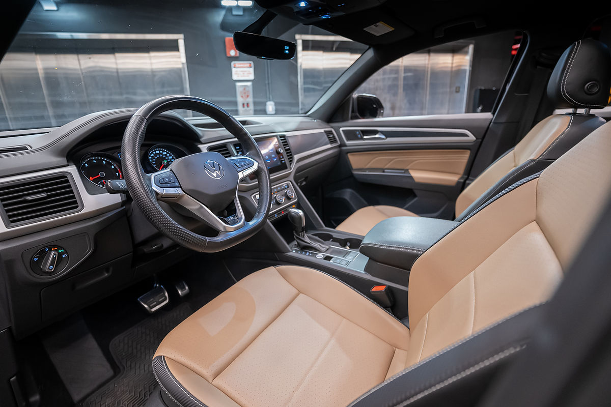 Volkswagen Atlas Cross Sport Black 2021 for rent in Miami — exterior photo