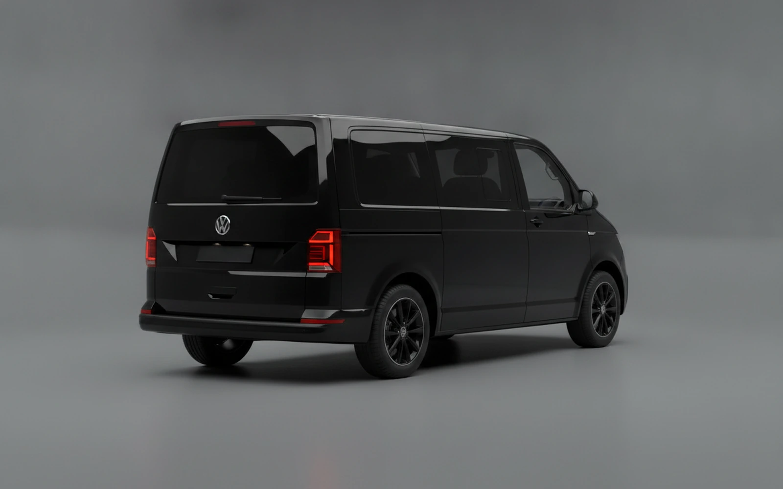Volkswagen Multivan Black 2023 — interior dashboard