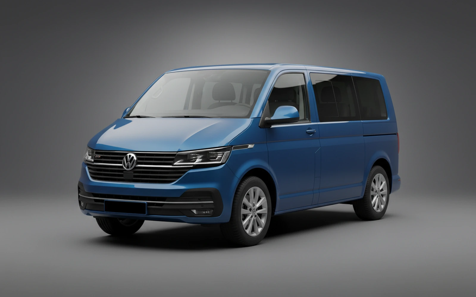 Volkswagen Multivan Azul 2023 for rent in Miami — exterior front view