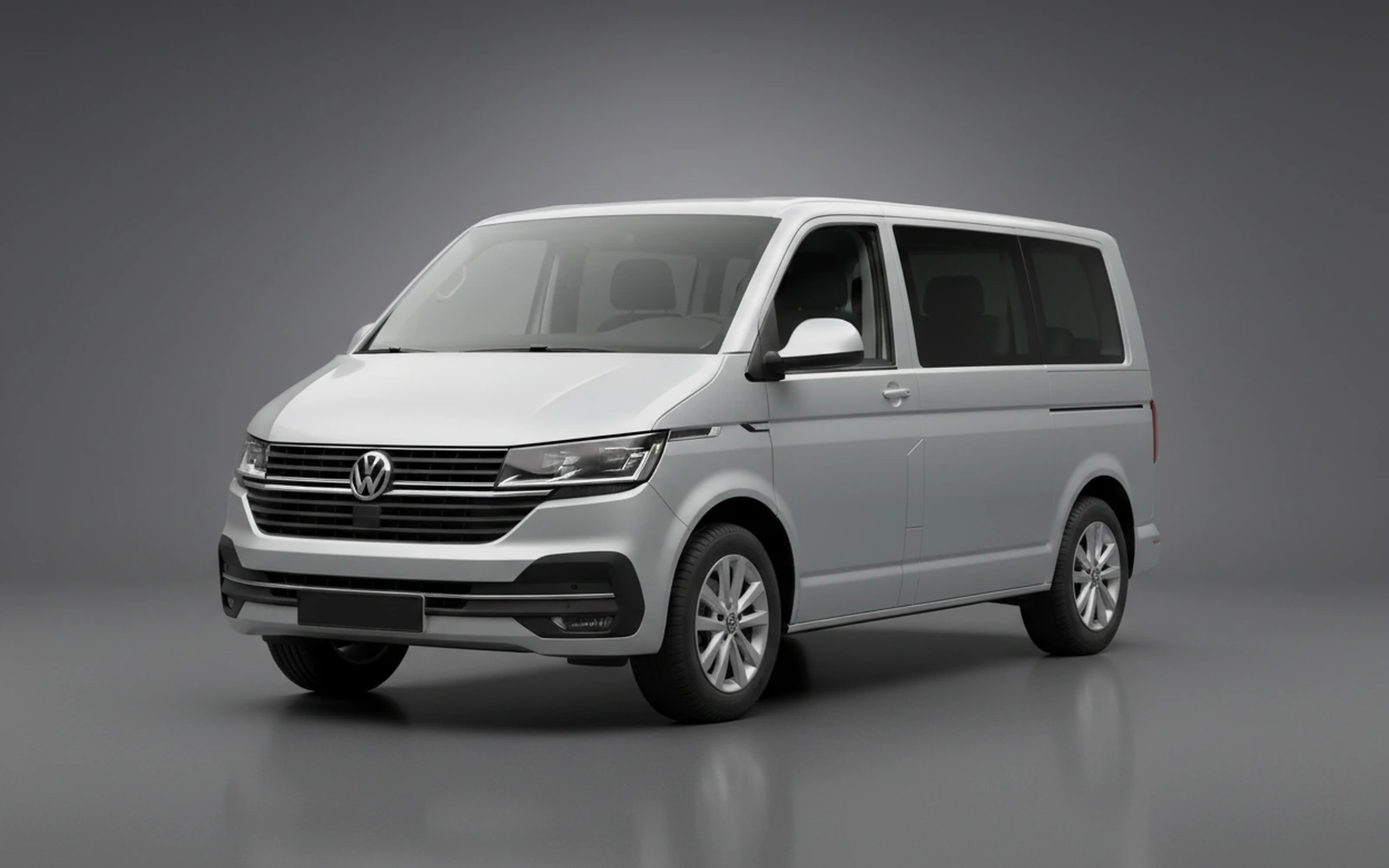 Volkswagen Multivan Silver 2023 for rent in Miami — exterior front view