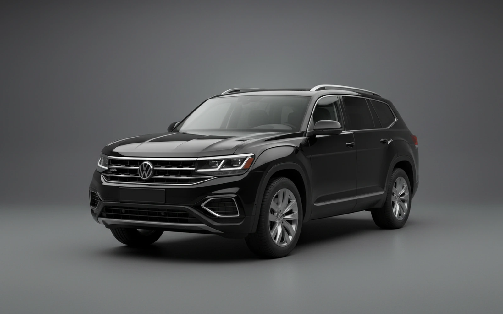 Volkswagen Teramont 7-Seater Negro 2023 for rent in Miami — exterior front view