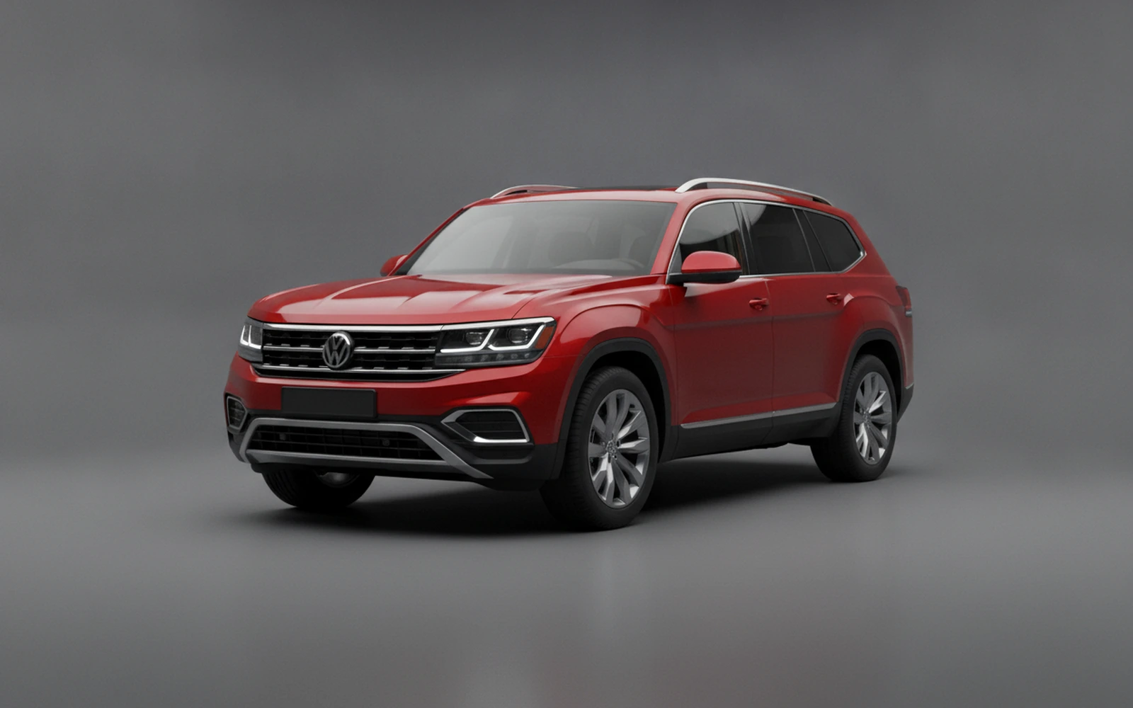 Volkswagen Teramont 7-Seater Red 2023 for rent in Miami — exterior photo