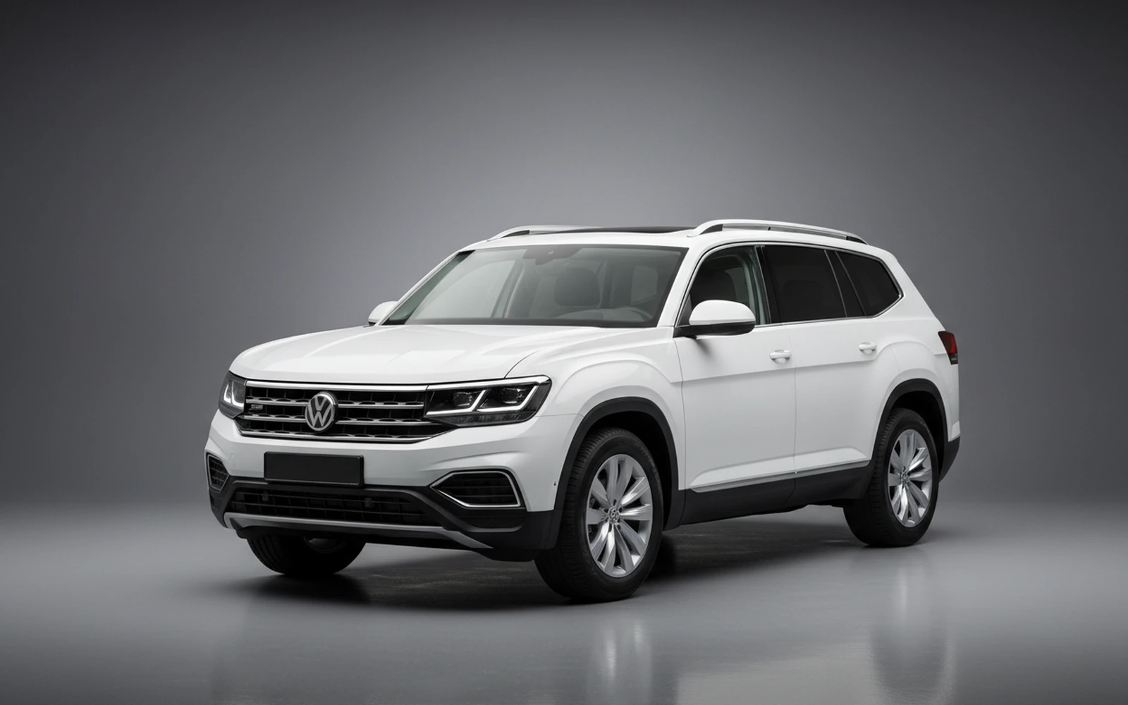 Volkswagen Teramont 7-Seater White 2023 for rent in Miami — exterior front view