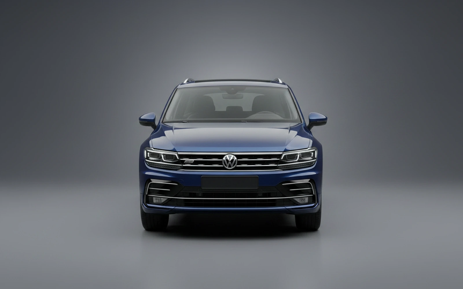 Volkswagen Tiguan Blue 2024 — exterior side view