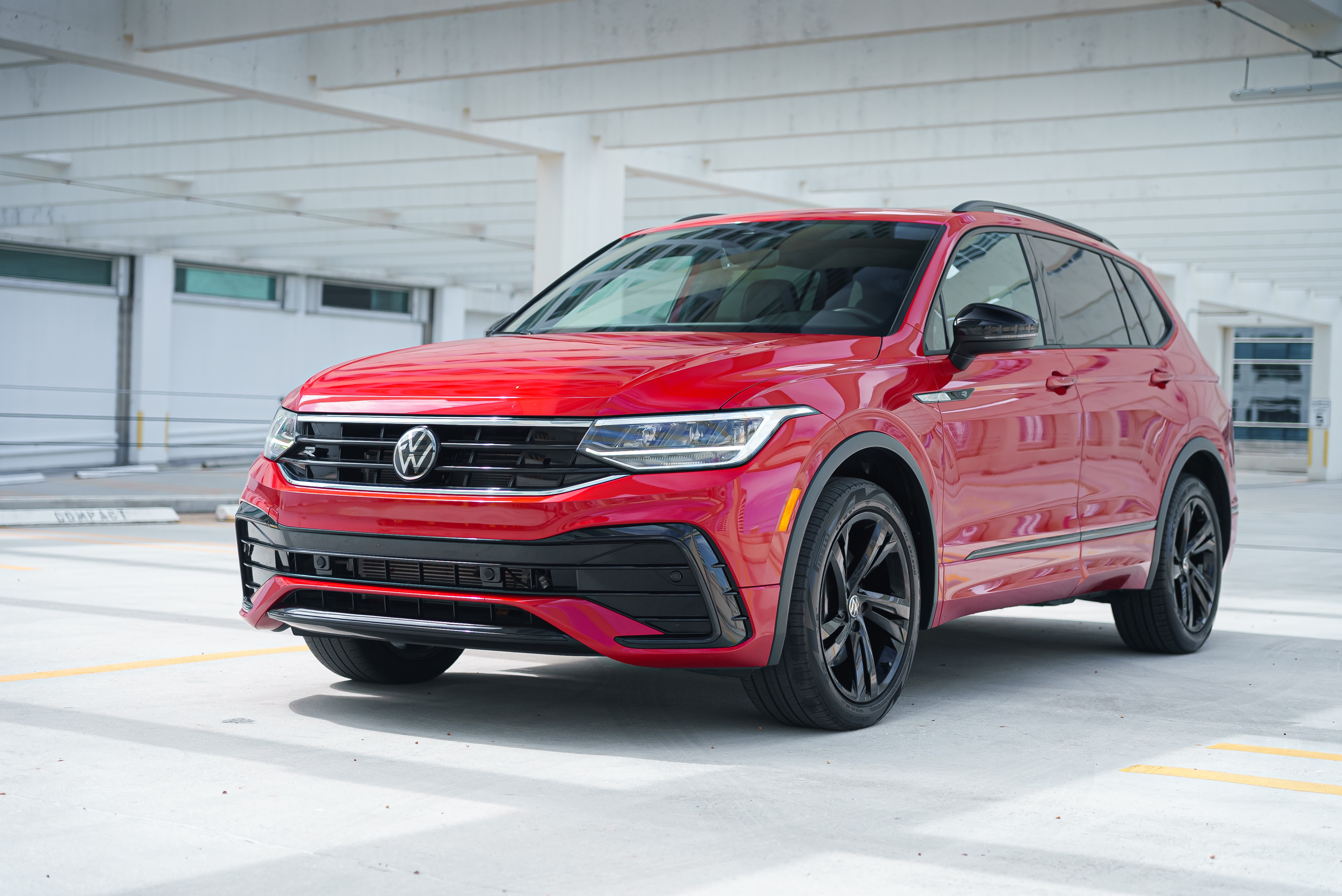 Volkswagen Tiguan Grey for rent in Miami — exterior photo