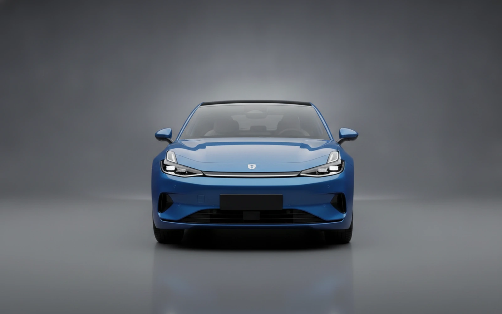 Zeekr 001 Blue 2025 — exterior side view